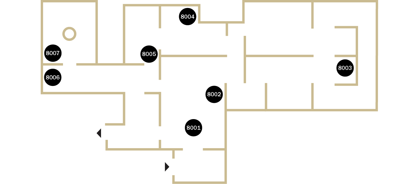 展廳8 平面圖