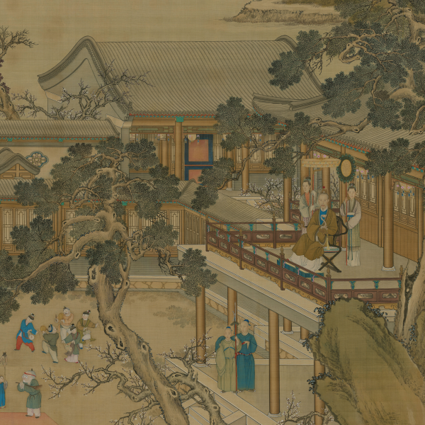 The Qianlong Emperor celebrating the Lantern Festival
