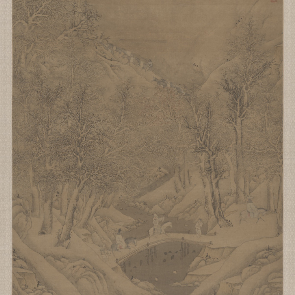 Travelling in snowy mountains
