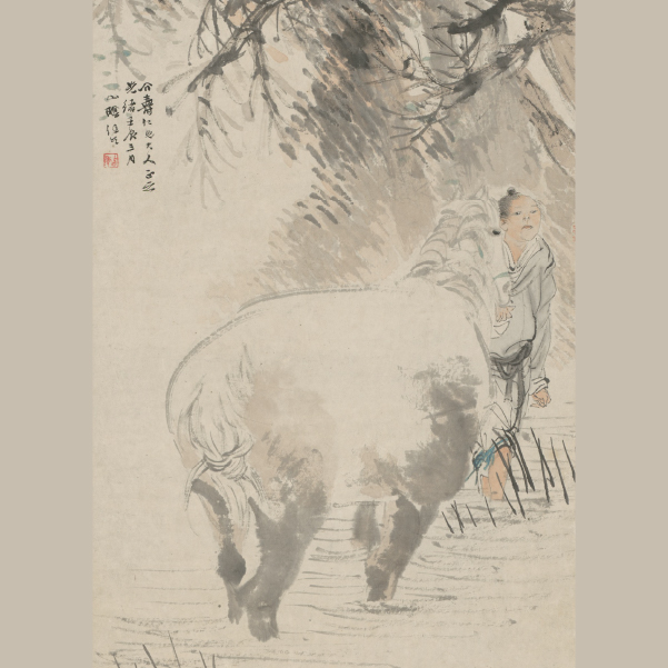 Washing a Horse