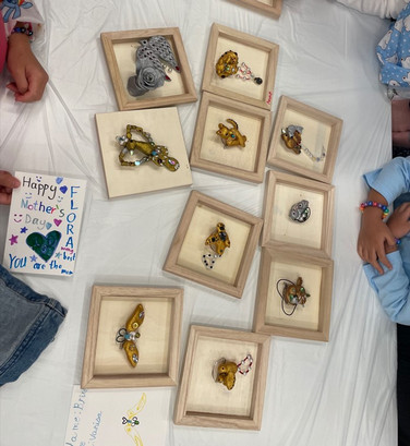 Display of participants' work