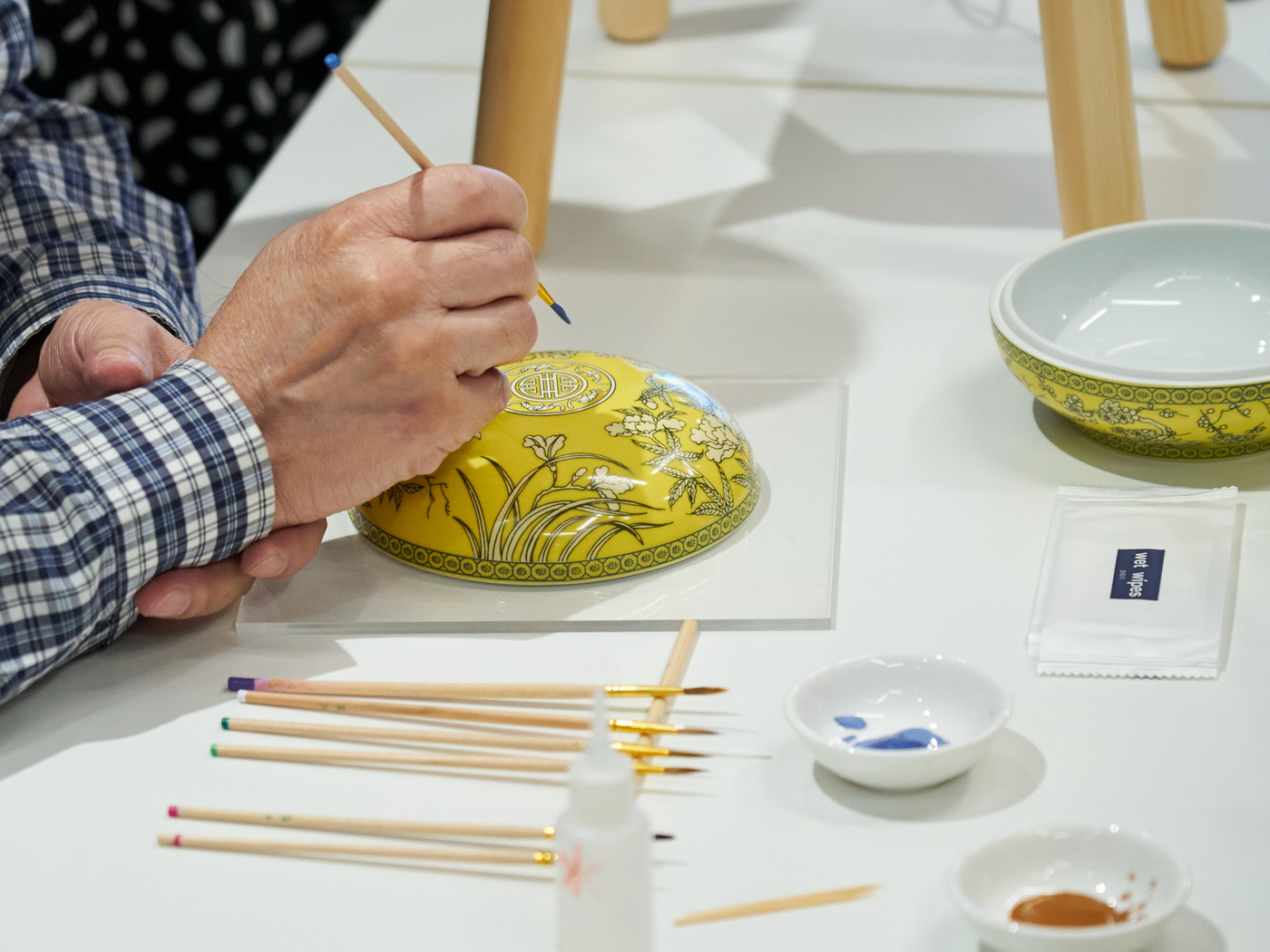 Tutor is demonstrating