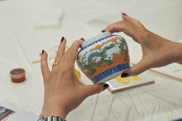 參加者繪畫作品中