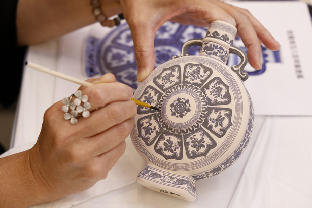 参加者绘画作品中