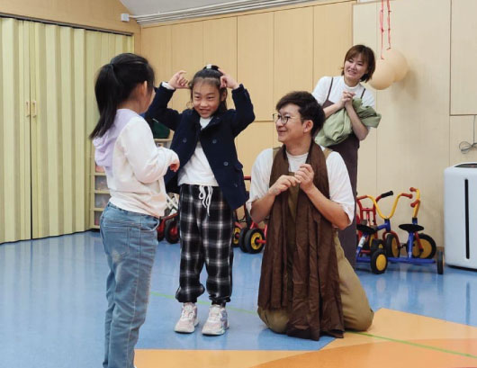 Participants engaged in performance