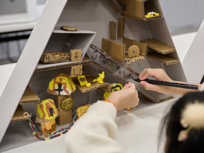 Pyramid model of the participants.