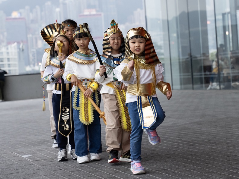 參加者裝扮成古埃及角色