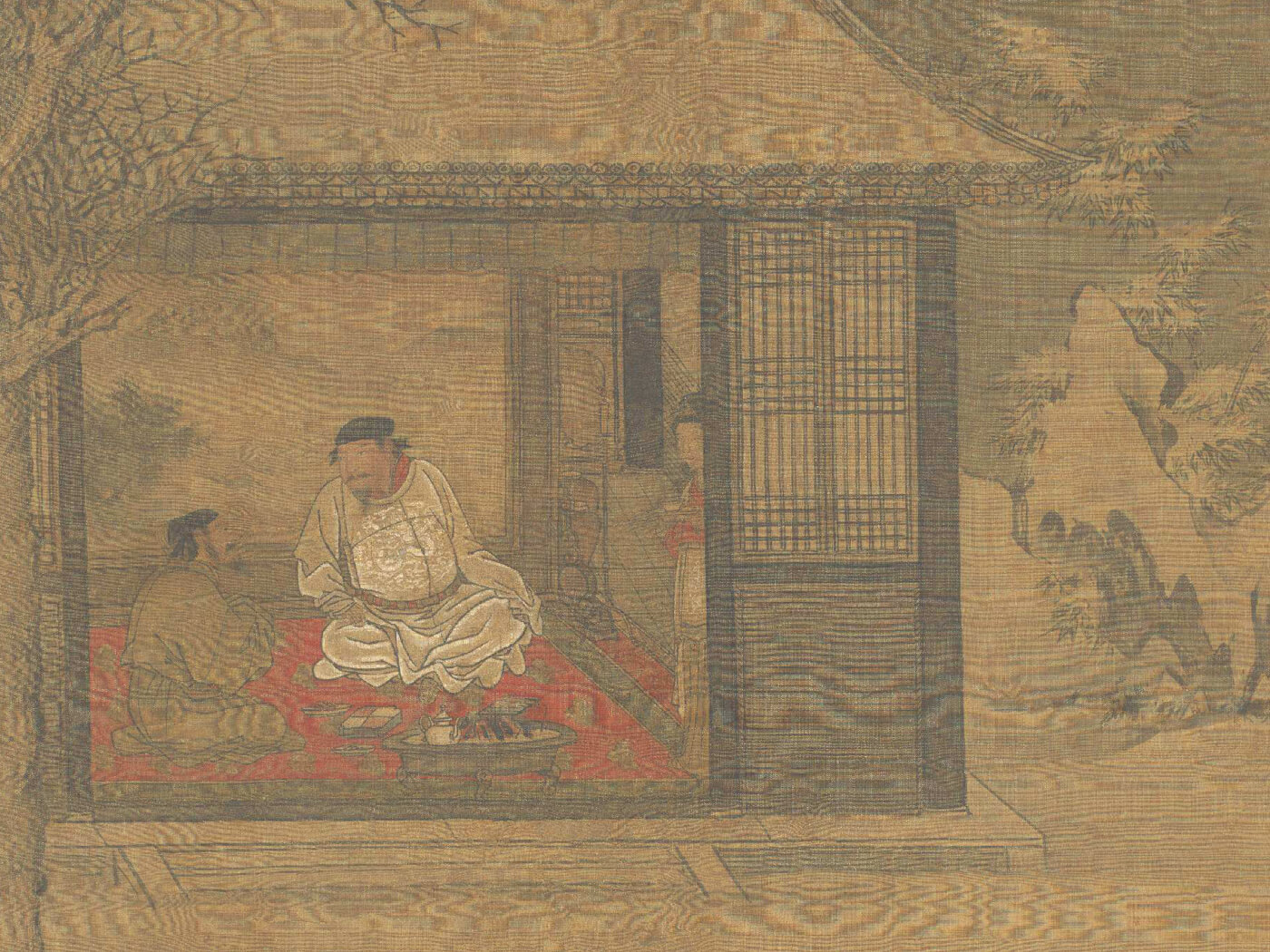 Emperor Taizu Calling on Zhao Pu on a Snowy Night 