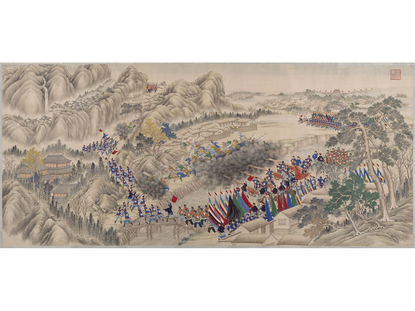 《平定雲南貴州戰圖》之 〈剿辦雲南鎮雄州〉