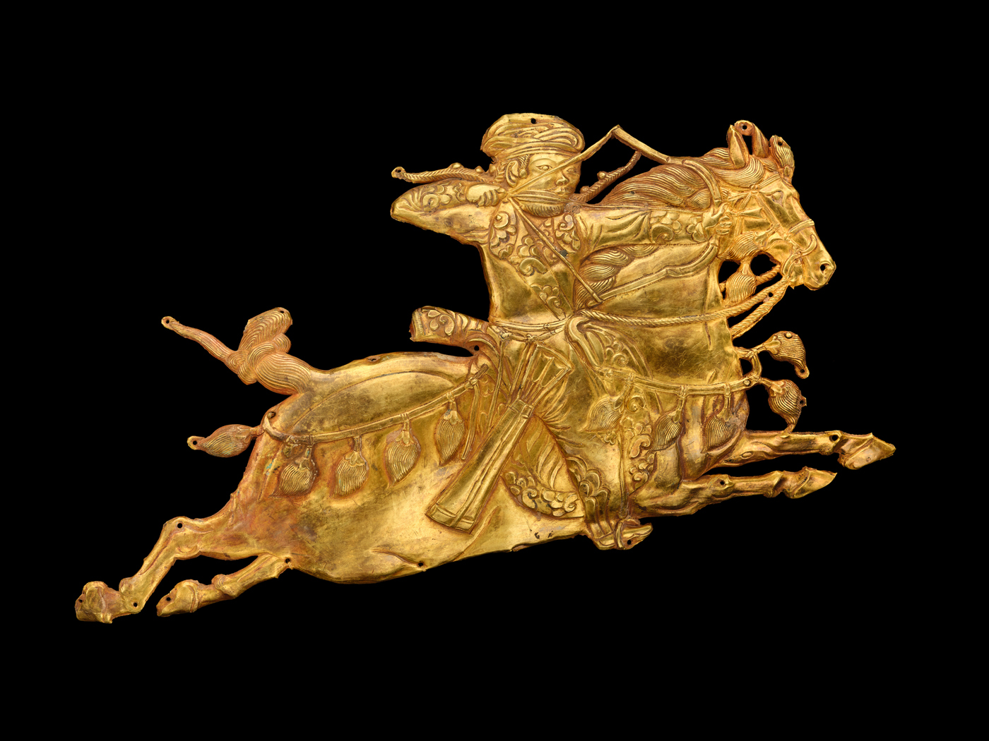 Plaque of a mounted archer