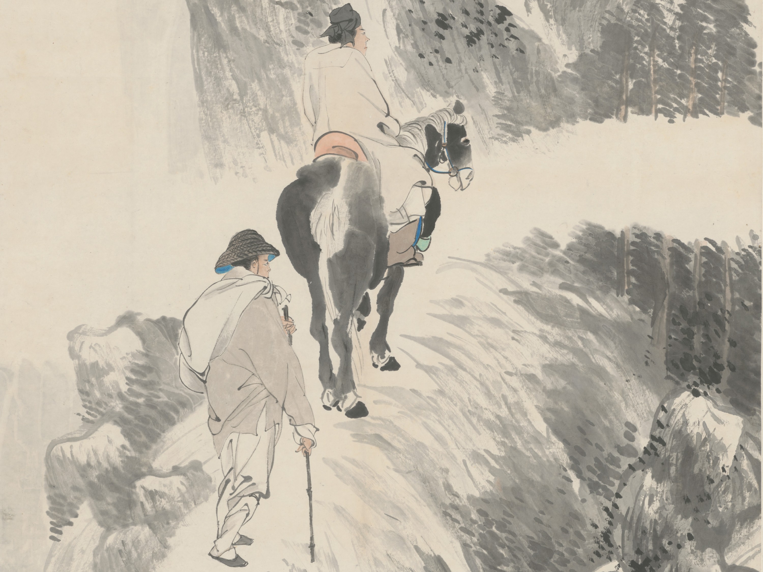 Riding Through Cloudy Mountains