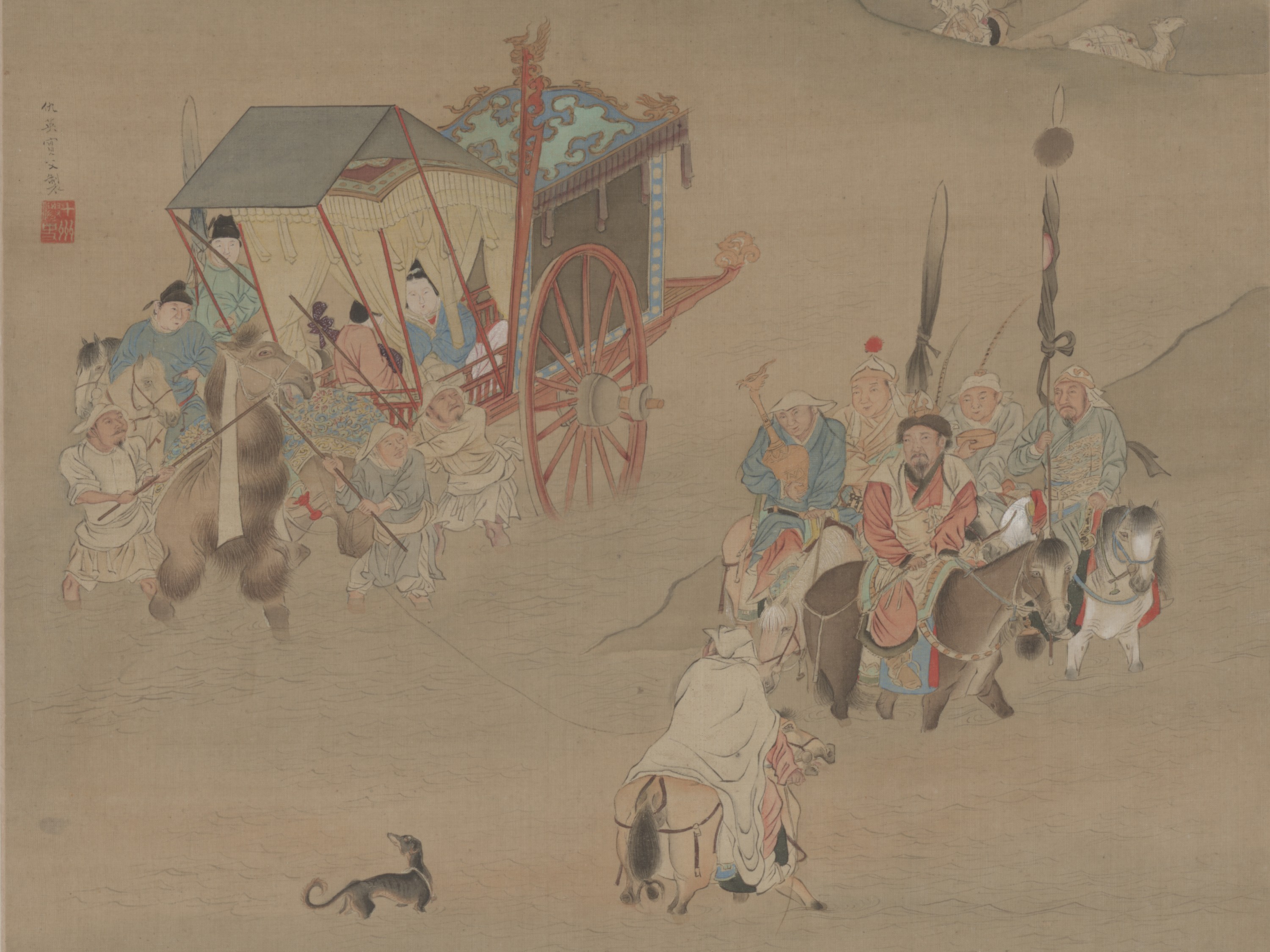 Lady Zhaojun Leaving the Frontier (from Stories of Legends)